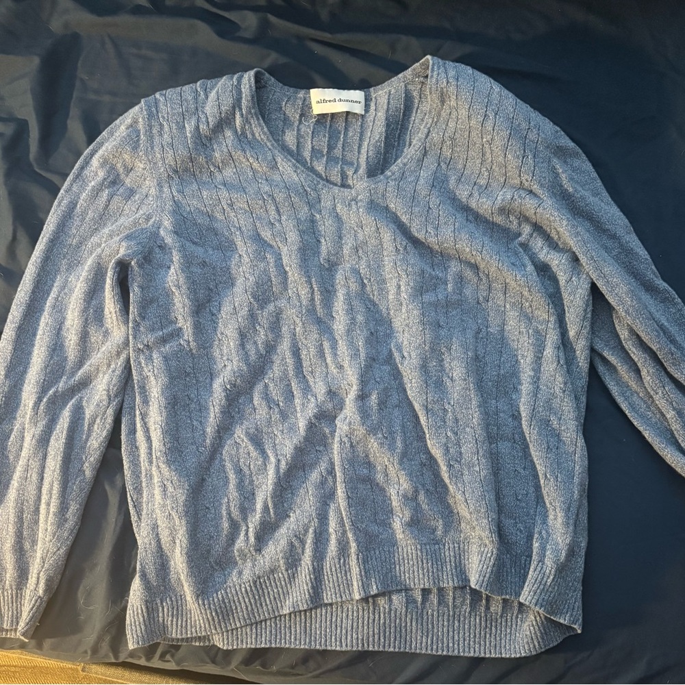 Elegant Women's Blue Sweater